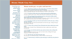 Desktop Screenshot of homemadegaysex.com